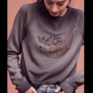 Anthropologie | Saturday Sunday Banana Sweatshirt